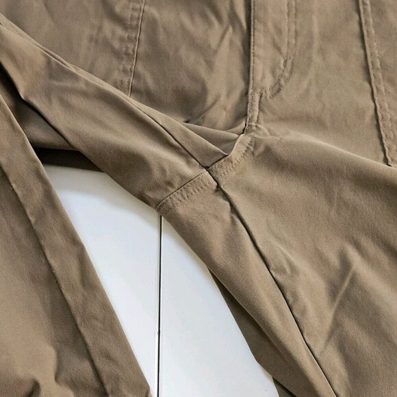 Eddie Bauer Convertible Pants Men 34x30/29 Beige Pockets Stretch Outdoor Hiking - Picture 9 of 16